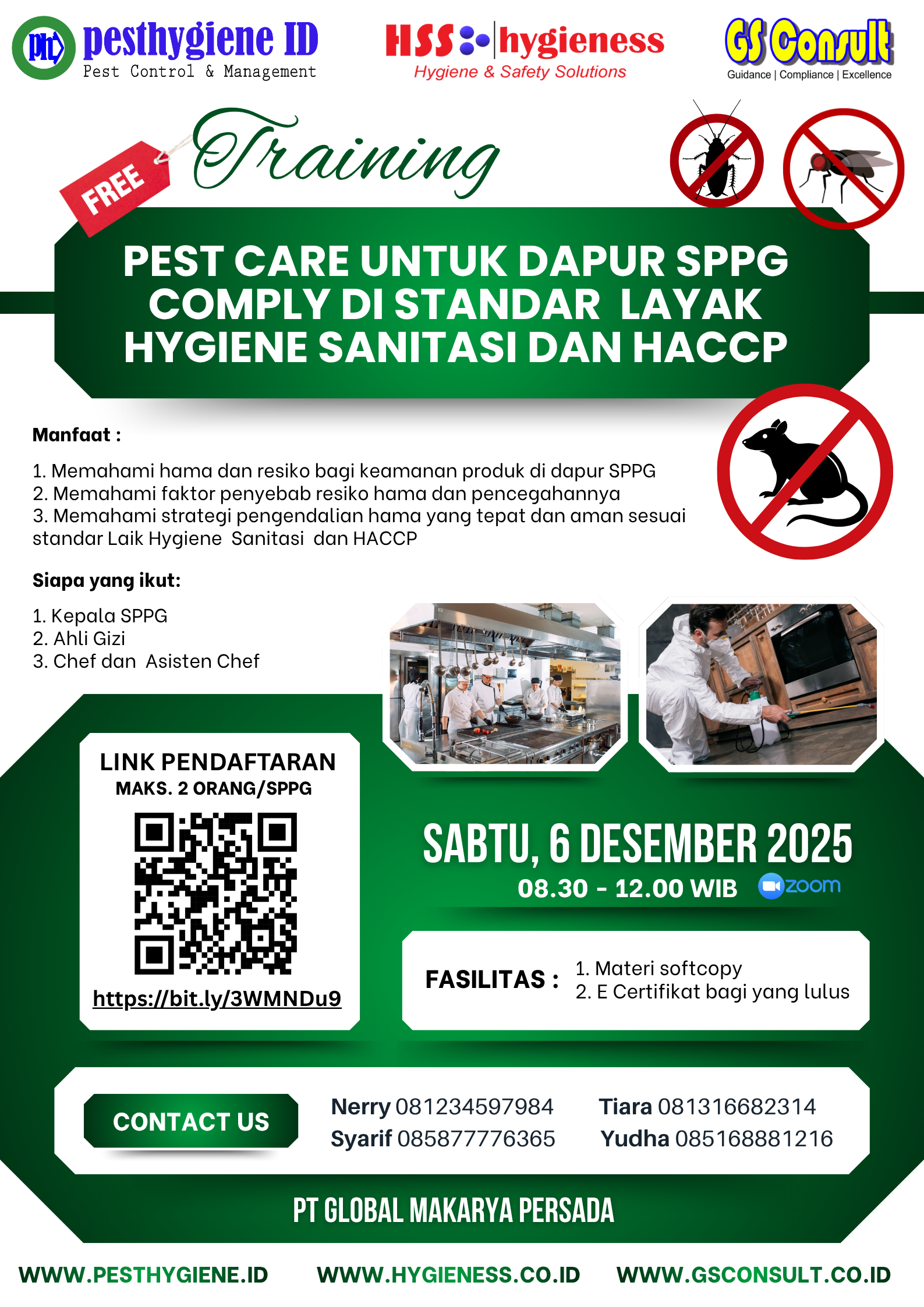 TRAINING PEST CARE UNTUK DAPUR SPPG